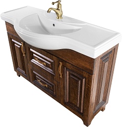 Водолей Тумба под раковину Дубэлла 105 венге – фотография-2