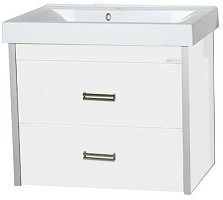 Misty Тумба для умывальника Джулия QVATRO 60 подвесная белая White