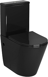 Grossman Унитаз компакт Color GR-4480BS черный – фотография-1