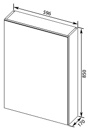 Aquanet Мебель для ванной "Эвора 60" крем – фотография-11
