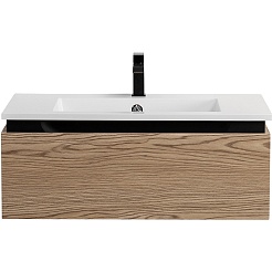 Cezares Тумба под раковину Slider 80 подвесная дуб тангент – фотография-3