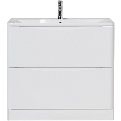 BelBagno Мебель для ванной Acqua 100 напольная Bianco Lucido – фотография-4