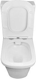 Azario Унитаз-компакт Candy AZ-1503B безободковый с бачком с сиденьем микролифт белый – фотография-7