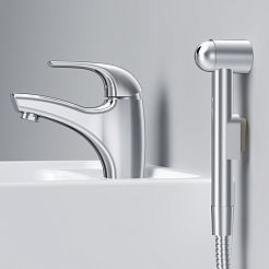 Am.Pm Смеситель для раковины Pride F7P03032 с гигиеническим душем – фотография-2