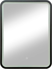 Continent Зеркало Enjoy Black Led 600x800 – фотография-3