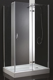 Cezares Душевой уголок BERGAMO-W-AH-1-100/80-C-Cr-R – фотография-1