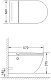 Azario Унитаз подвесной AZ-102C импульсный безободковый с инсталляцией белый – картинка-35