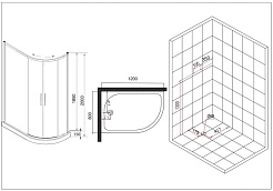 Esbano Душевой уголок ESD-8027А L – фотография-15