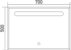 Mixline Зеркало Премьер Фаворит-Эконом 70 – фотография-2