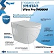 Teymi Унитаз подвесной Vitra Pro T40806 с инсталляцией Aina 1220067 с кнопкой Kati T70701CH – картинка-13
