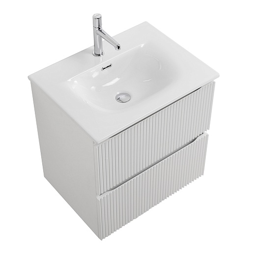 BelBagno Тумба под раковину Uno 60 подвесная Bianco Opaco – картинка-7