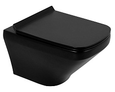 BelBagno Унитаз подвесной Sela BB3201CHR-MB без сиденья