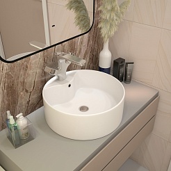 Teymi Раковина накладная Lina Pro D40 T50107 белая – фотография-6