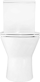 Azario Унитаз-компакт Dante AZ-93589 безободковый с бачком с сиденьем микролифт белый – фотография-5