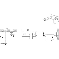 Bravat Смеситель для раковины Eddie Black P8369402BW-ENG черный – фотография-2