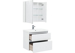 Aquanet Тумба с раковиной Гласс 80 – фотография-3