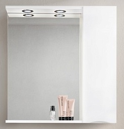 BelBagno Зеркало-шкаф MARINO-SPC-900/750-1A-BL-P-R Bianco Lucido – фотография-1