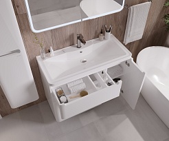 Grossman Мебель для ванной Адель 90 белая – фотография-5