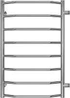 Terminus Полотенцесушитель водяной Виктория П8 500x800 БП600 хром