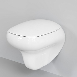 Ambassador Сиденье для унитаза Diamond белое – фотография-3