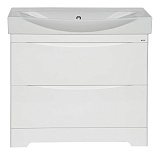 Misty Тумба с раковиной Элвис 85 белая