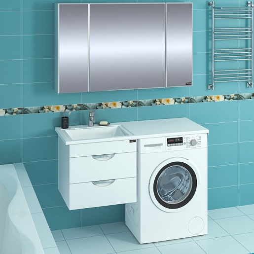 СанТа Мебель для ванной Лидер 56 L подвесная – картинка-5