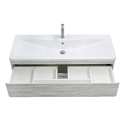 BelBagno Мебель для ванной Albano 120 подвесная Rovere Vintage Bianco – фотография-6