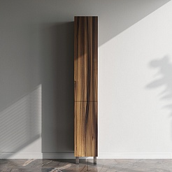 Am.Pm Шкаф пенал для ванной Gem 30 R орех – фотография-6