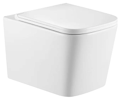 Iberica Blanca Унитаз подвесной Toledo Alto безободковый, с микролифтом – фотография-1