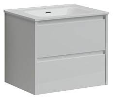 Sancos Тумба под раковину Libra 60 белый глянец