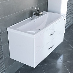 СанТа Мебель для ванной Виктория 100 NEW подвесная – фотография-4