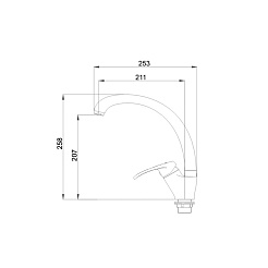 Raiber Смеситель для кухни Draygott R9604 – фотография-3