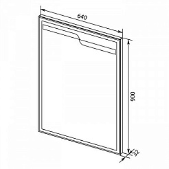 Aquanet Зеркало Модена 65 LED – фотография-5