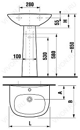 Jika Пьедестал для раковины Zeta 1939.0 – фотография-4