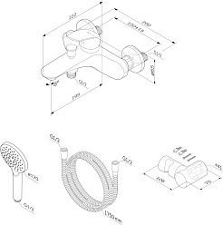 Am.Pm Смеситель для ванны Like F8015000 – фотография-9