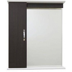 Водолей Зеркальный шкаф Тунис 65 L венге – фотография-1