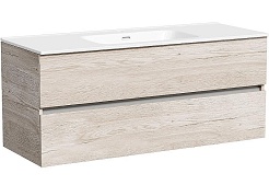 Sancos Тумба с раковиной Urban 120 дуб галифакс натуральный раковина Element 121 CN7006 – фотография-1