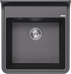 Florentina Мойка кухонная Сицилия 520 черная – фотография-1