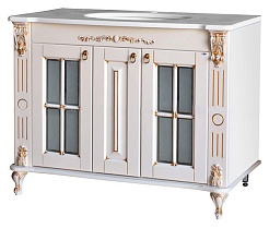 Атолл Мебель для ванной Александрия 100 K dorato – фотография-2