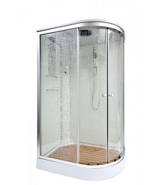 DTO Душевая кабина ЕМ1512 L с электрикой и гидромассажем – фотография-2