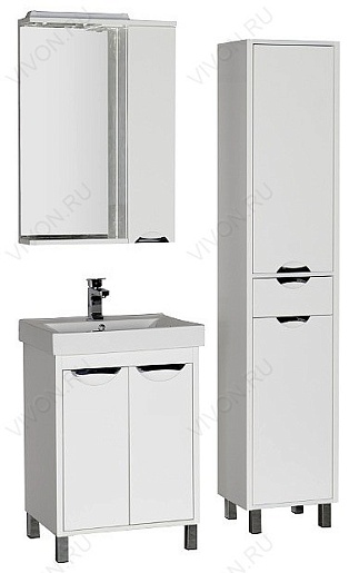 Aquanet Мебель для ванной "Гретта 60" 2 двери (177033) – фотография-6