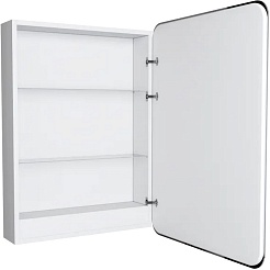 Mixline Мебель для ванной Виктория 60 R подвесная белая софт – фотография-13