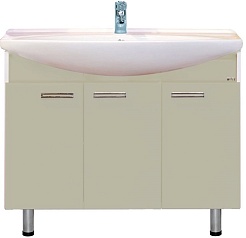 Misty Тумба для умывальника Джулия 105 бежевая – фотография-1