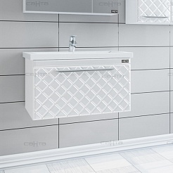 СанТа Тумба с раковиной Калипсо 70, подвесная – фотография-1