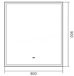 Equil Зеркало Forest 80 черный – фотография-4
