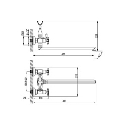 Iddis Смеситель для ванны RISE RISSBL2i10 – фотография-2