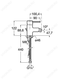 Roca Смеситель "Targa 5A6160C00" – фотография-2