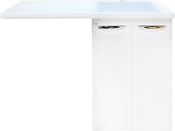 Misty Тумба с раковиной Куба 60 2 двери R – фотография-1