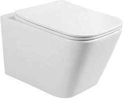 Ceruttispa Унитаз подвесной Maiella Aria MW CT9164 белый матовый – фотография-1