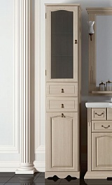 Opadiris Шкаф-пенал для ванной "Риспекто 40" L с б/к светлое дерево – фотография-1